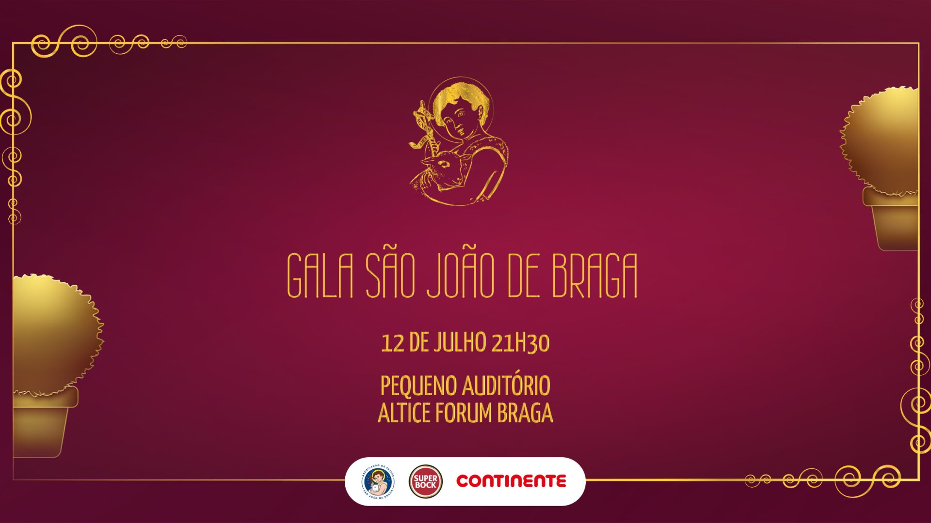 gala sao joao 2019 banner